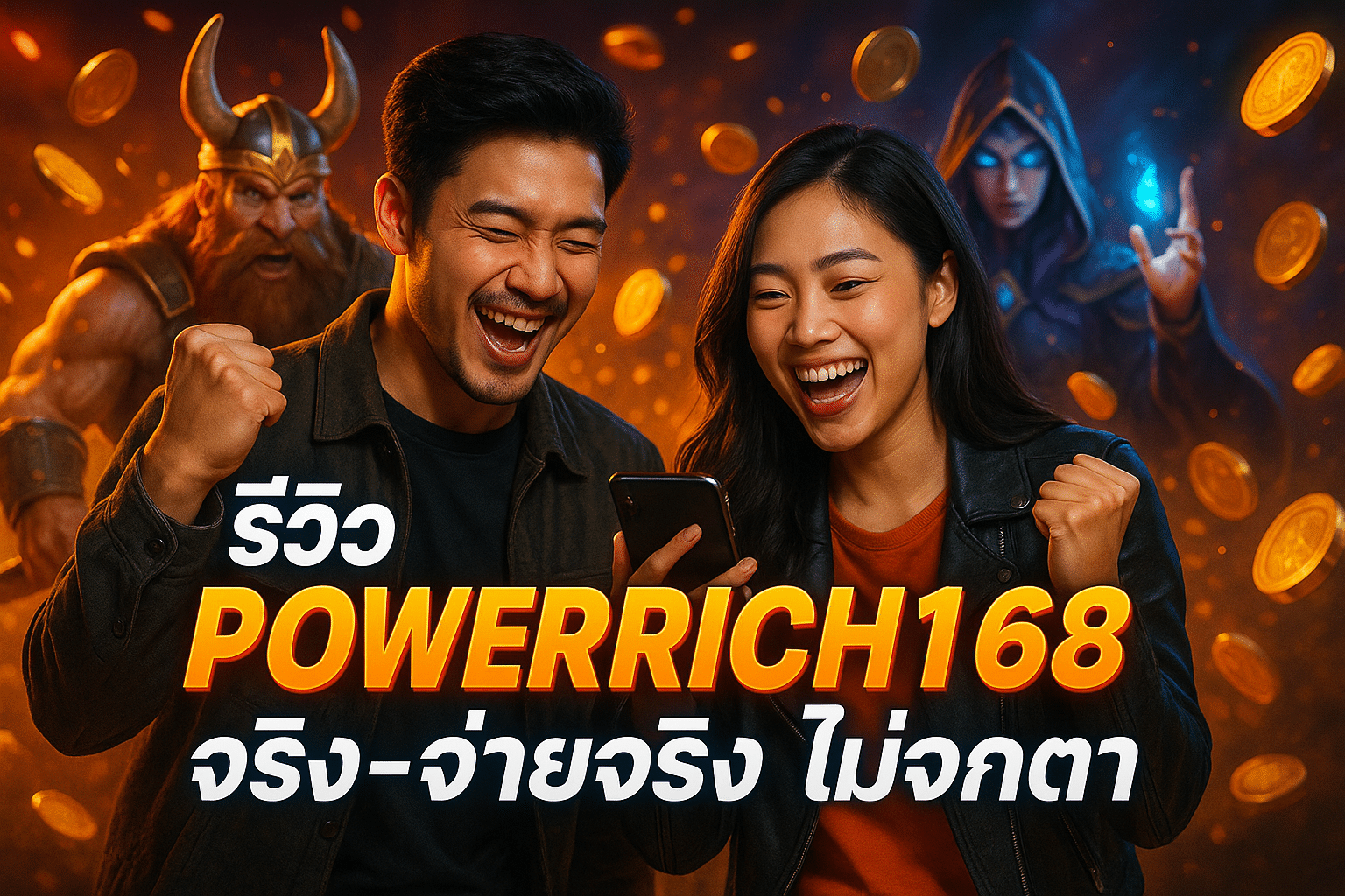 รีวิว POWERRICH168 จริง-จ่ายจริง ไม่จกตา