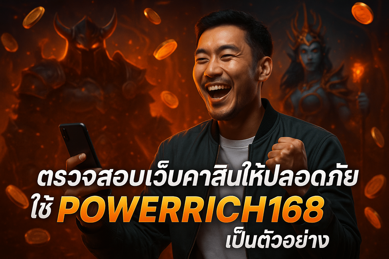 ตรวจสอบเว็บคาสิโนให้ปลอดภัย ใช้ POWERRICH168 เป็นตัวอย่าง
