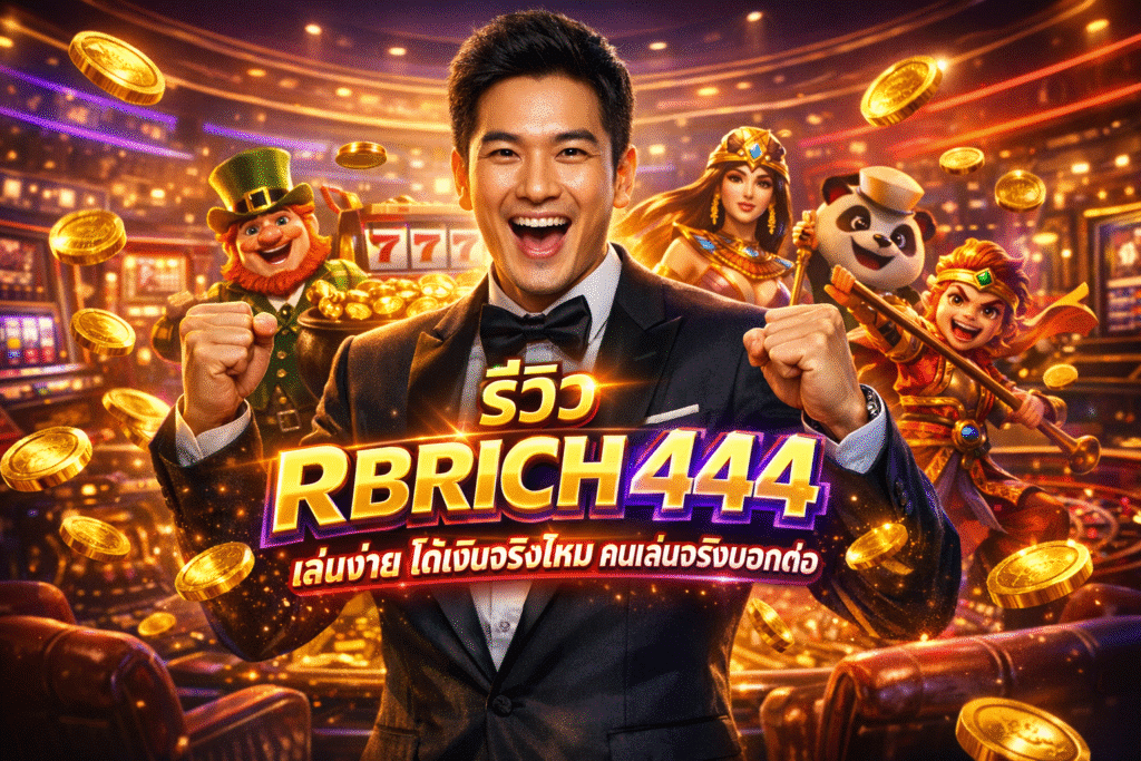 รีวิว RBRICH444 เล่นง่าย ได้เงินจริงไหม คนเล่นจริงบอกต่อ