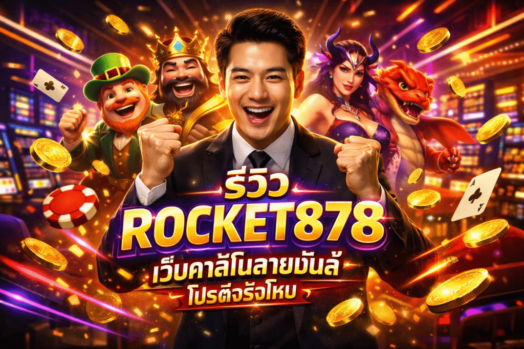 รีวิว ROCKET878 เว็บคาสิโนสายมันส์ โปรดีจริงไหม
