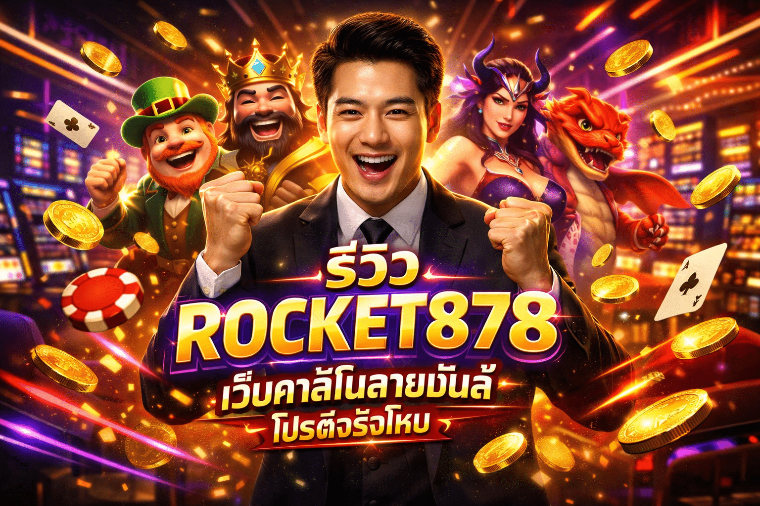 รีวิว ROCKET878 เว็บคาสิโนสายมันส์ โปรดีจริงไหม
